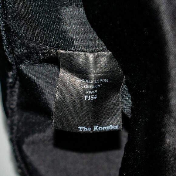 The Kooples Women's Layer Black Mini Skirt Wool Size 36 - Picture 7 of 8